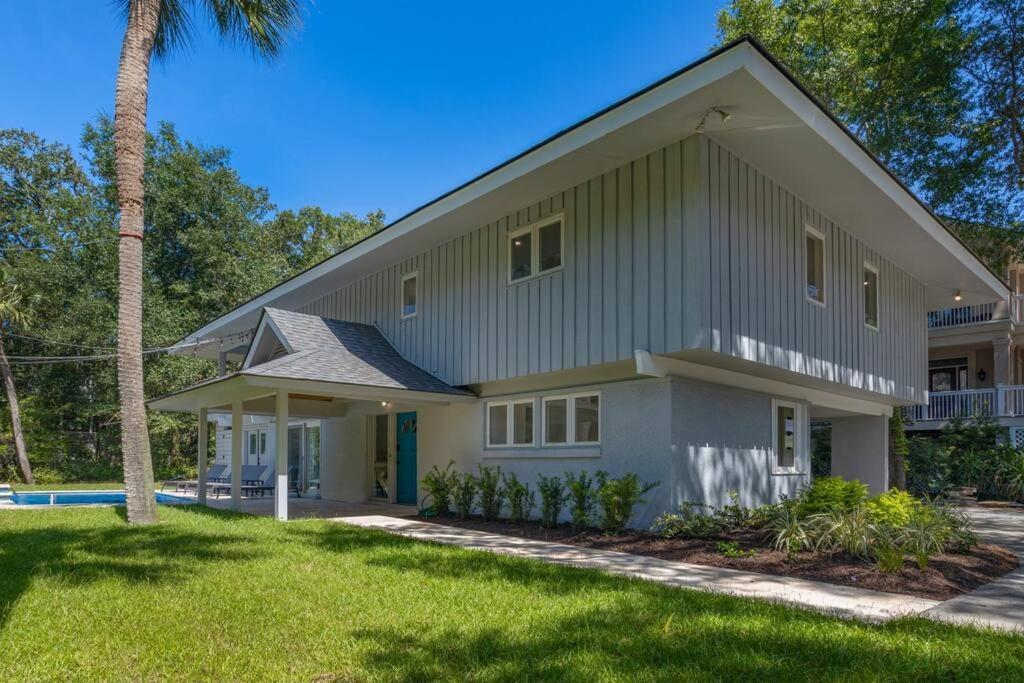 Luxury Beach House - 2Min Walk To Beach - Private Pool - Group & Dog Friendly Hilton Head Island Exterior photo