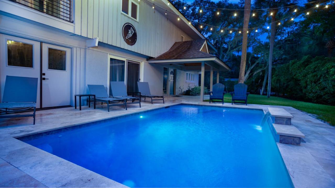 Luxury Beach House - 2Min Walk To Beach - Private Pool - Group & Dog Friendly Hilton Head Island Exterior photo